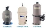 different types of pool filters